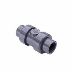 Spears® 4529-020C CPVC Ball Check Valve, 2 in Nominal, 7-7/8 in Inlet to Outlet Length