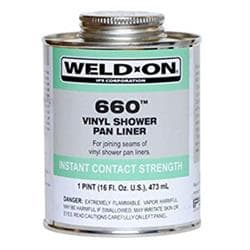 IPS Weld-On® 660 Shower Pan Cement, 1 pt 10835