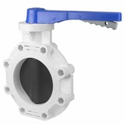 Spears® 682311-030 PVC Butterfly Valve, 3 in Nominal, 7-27/32 in Top to Inlet Center