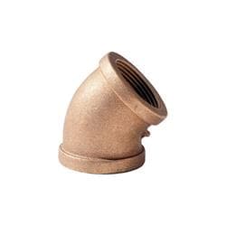 1/4 in Brass 45 Elbow Lead Free