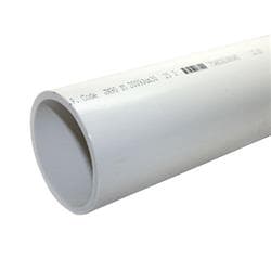 8 in x 10 ft Sch 40 Pvc Pipe Plain End