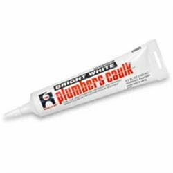 Hercules® 25605 White Plumbers Caulk, 5.5 oz