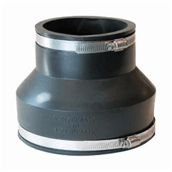 Fernco® 1056-64 Flex Coupling, 6 x 4 in Nominal Size