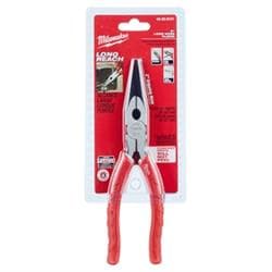 Milwaukee® Tool 48-22-6101 Gen II Long Nose Plier With Side Cutter and Wire Stripper, 8 in OAL