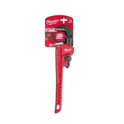 Milwaukee® Tool 48-22-7114 OVERBITE JAW ™ Pipe Wrench, 14 in OAL, Hook Jaw, Steel Handle