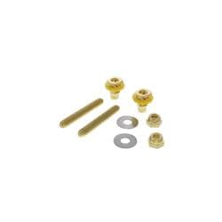IPS® 53990 SetFast® Closet Bolts 5/16" x 2-1/4" Solid Brass With Stainless Steel Washers, 5/16 in x 2-1/4 in