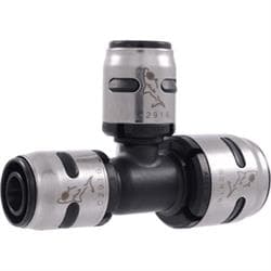 Sharkbite® K454WP3 Tee, 3/4 in x 1/2 in x 1/2 in