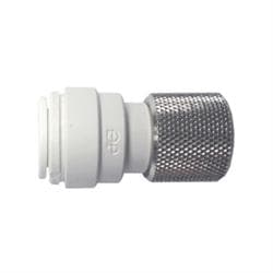 John Guest® Psei6012U9 Female Connector, 3/8 x 9/16-24 in
