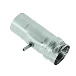 DuraVent® FasNSeal® FSHDT3 Horizontal Drip Tee, 3 in Diameter, 6 in Length