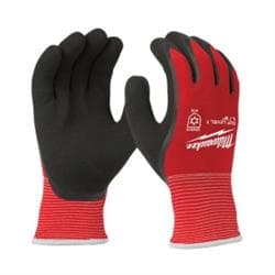 Milwaukee® Tool 48-22-8912 Insulated Winter Dipped Work Gloves, L, Black/Red
