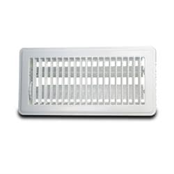 10" X 4" FLOOR REGISTER WHITE FOR RESIDENTIAL