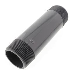 Spears® 886-060 SCH 80 PVC Pipe Nipple, 1-1/2 in Nominal, 6 in Length