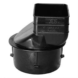 ADS® 0464AA Reducing Downspout Adapter, 4 in