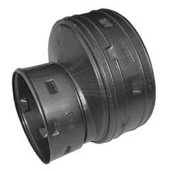 ADS® 0614AA Single Wall Snap Reducer Coupler, 6 x 4 in