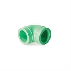 Aquatherm 0112135 Green Pipe® Pipe Elbow, 8 in Nominal, Green, 90 deg Elbow Fitting/Connector, Butt Welded End Style