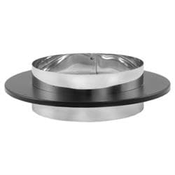 DuraVent® 6DVL-ADC DVL/DuraBlack Chimney Adapter w/ Trim, 6 in Diameter