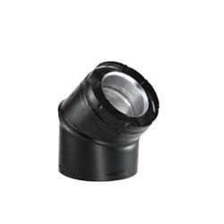 DuraVent® 46DVA-E45B 45 deg DirectVent Pro Non-Adjustable Double Wall Elbow, 4 in