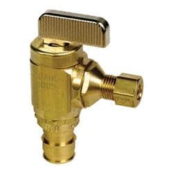 Uponor LF4786025 Propex 3/4 x 1/4 in Brass Ice Maker Valve