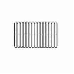 ADS® 04540010 Solid Regular Annular Corrugated Stamp On Pipe, 4 in I.D Dia x 10 ft L
