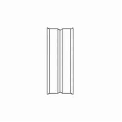 ADS® 1215AA Soil/Water Tight Joint Double Bell Coupler, 12 in Dia
