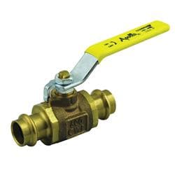 Apollo™ ApolloPress® 77W10501A Bronze 2 Piece Full Port Ball Valve with Standard Configuration, 1 in Nominal
