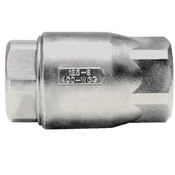 Apollo™ 6210201 Stainless Steel Ball-Cone In Line Check Valve, 3/8 in Nominal