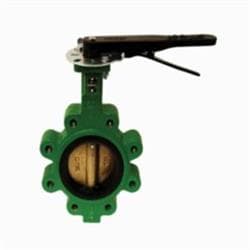Apollo™ LC149251 Cast Iron Contractor Butterfly Valve with 10 Position Handle, 2-1/2 in Nominal