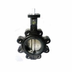 Apollo™ LD14106SE12A Ductile Iron Lugged Butterfly Valve with Stainless Steel Disc, EPDM Seat, Stainless Steel Shaft, Gear Operator - Direct Mount, 6 in Nominal