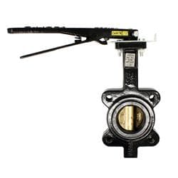 Apollo™ LD14106BE11A Ductile Iron Lugged Butterfly Valve with Nickel Plated Ductile Iron Disc, EPDM Seat, Stainless Steel Shaft, 10 Position Handle, 6 in Nominal