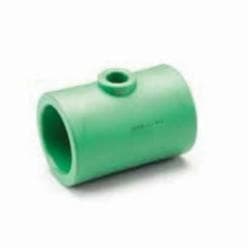 Aquatherm 0113576 Green Pipe® Pipe Reducing Tee, 3 x 3 x 1 in Nominal, Green, Tee Fitting/Connector, Socket Welded End Style