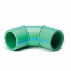 Aquatherm 7112134 Green Pipe® Pipe Elbow, 8 in Nominal, Green, 90 deg Elbow Fitting/Connector, Butt Welded End Style, SDR 11 Schedule, Polypropylene