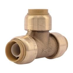 Sharkbite® U362LF Pipe Tee, 1/2 in Nominal