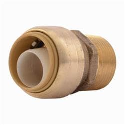 Sharkbite® U134LF Straight Male Connector, 3/4 in Nominal, 1.89 in Length