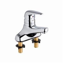 Chicago Faucet® 420-T45E2805ABCP Hot and Cold Water Mixing Sink Faucet