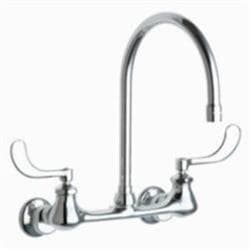 Chicago Faucet® 631-GN8AE3ABCP Hot and Cold Water Sink Faucet