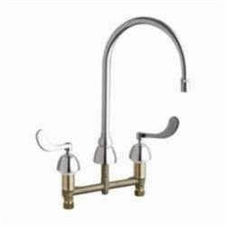 Chicago Faucet® 786-GN8AE29XKABCP Concealed Kitchen Sink Faucet