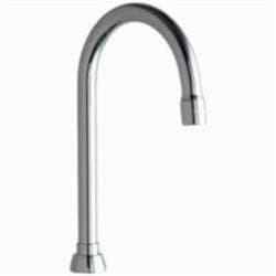 Chicago Faucet® GN2AE3JKABCP Rigid/Swing Gooseneck Spout