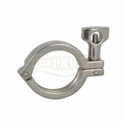 Dixon® 13MHHM300 Single Pin Heavy Duty Clamp with Cross Hole Wing Nut, 3 in Tube
