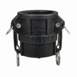 Dixon® PPD150 Glass-Filled Polypropylene Cam & Groove Type D Coupler x Female NPT, 1-1/2 in