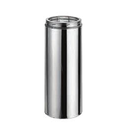 DuraVent® 6DT-48SS DuraTech Double Wall Chimney Pipe, 6 in Diameter, 48 in Length