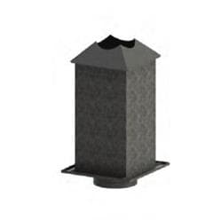 DuraVent® 6DT-CS24IS DuraTech Square Ceiling Support Box with Collar, 6 in ID