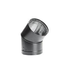 DuraVent® 6DVL-E45 DVL Double-Wall Black 45� Elbow, 6 in