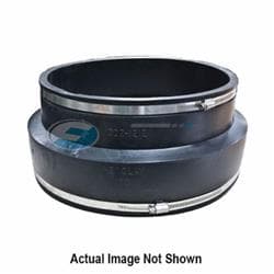 Fernco® 1002-12-8 Stock Coupling, 12 x 8 in Nominal, Clay x Cast Iron/Copper/Lead/Plastic/Steel
