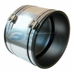 Fernco® 1002-1818RC Strong Back Repair Coupling, 18 in Nominal Size, Clay x Cast Iron/C/Lead/Plastic/Steel