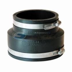 Fernco® 1006-44 Flexible Pipe Coupling, 4 in Nominal Size, Concrete x Plastic/Cast Iron