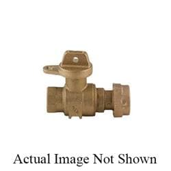 Ford B13-444W-NL Straight Ball Meter Valve, 1 in Nominal
