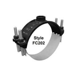 Ford FC202-760-CC4 Style FC202 Double Band Service Saddle, 6 in Nominal