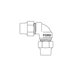 Ford L22-33-NL Elbow Coupling, 3/4 in Nominal