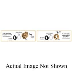 Ford NG-JJJ4 Nut and Gasket Assembly, For Use With: 1-1/2 in Copper or Plastic Tubing