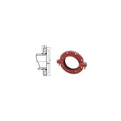 Ford UFA900-C-4 Uni-Flange® UFA900-C-4 Adapter Flange, 4 in Pipe